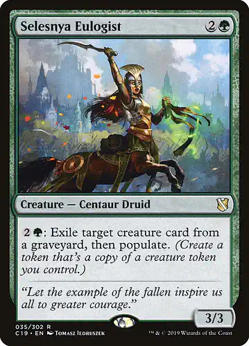 Selesnya Eulogist - c19 Spoiler