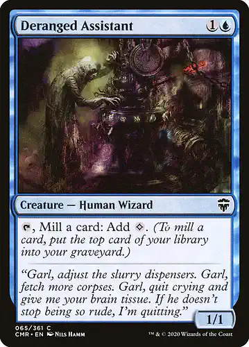 Deranged Assistant - cmr Spoiler