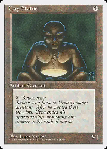Clay Statue - 4ed Spoiler