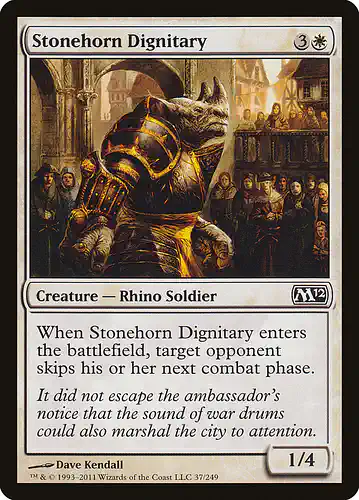Stonehorn Dignitary - m12 Spoiler