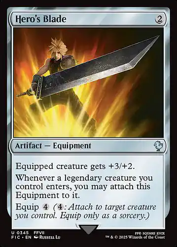 Hero's Blade - fic Spoiler