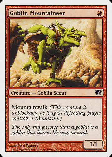 Goblin Mountaineer - 9ed Spoiler