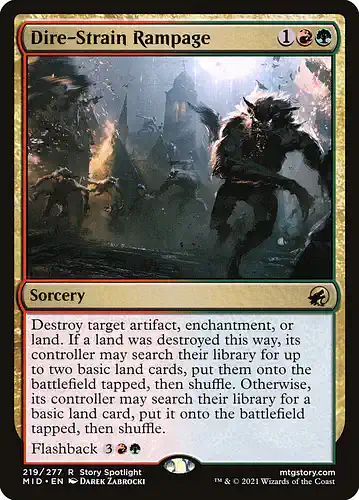 Dire-Strain Rampage - mid Spoiler