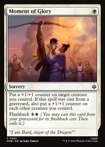 Moment of Glory - hob Spoiler