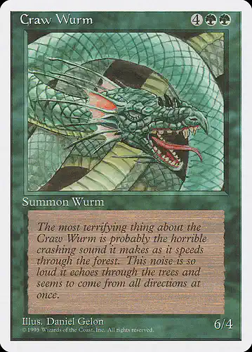 Craw Wurm - 4ed Spoiler