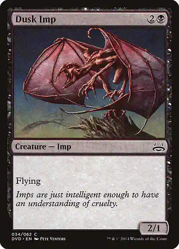 Dusk Imp - dvd Spoiler