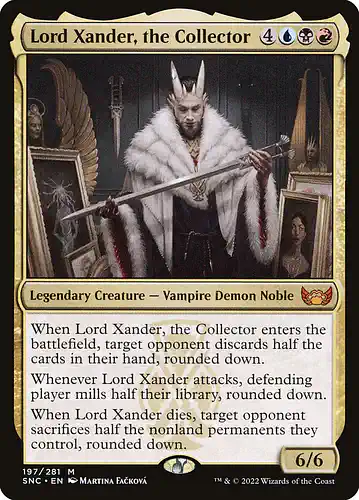 Lord Xander, the Collector - snc Spoiler