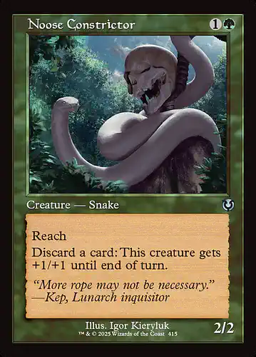 Noose Constrictor - inr Spoiler