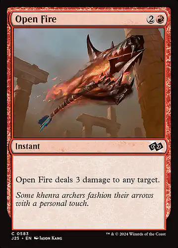 Open Fire - j25 Spoiler