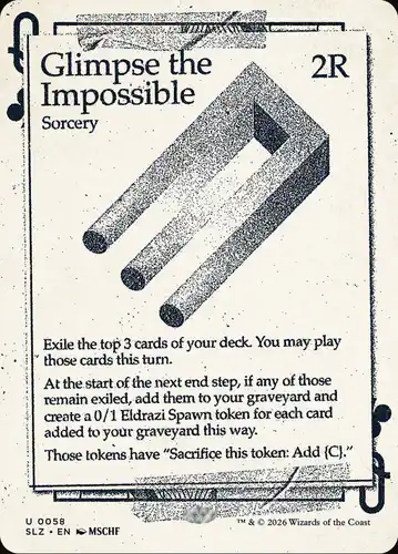 Glimpse the Impossible - slz Spoiler
