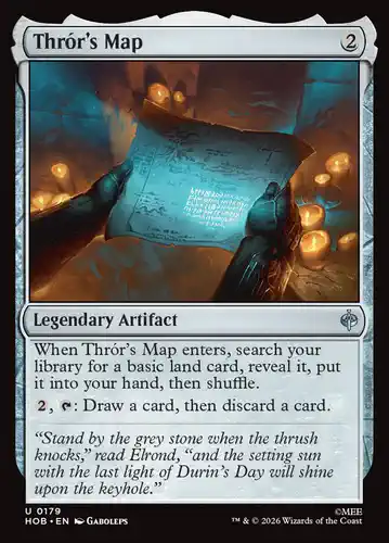Thrór's Map - hob Spoiler