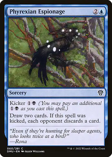 Phyrexian Espionage - dmu Spoiler