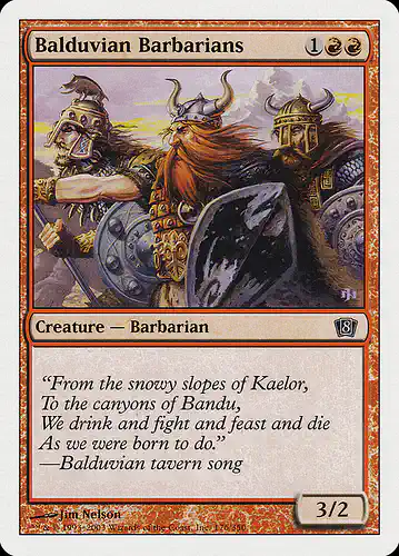 Balduvian Barbarians - 8ed Spoiler