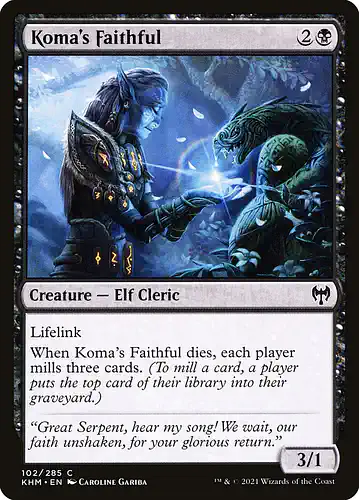 Koma's Faithful - khm Spoiler