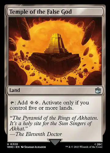 Temple of the False God - who Spoiler