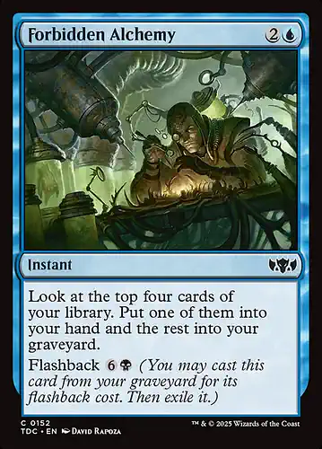 Forbidden Alchemy - tdc Spoiler