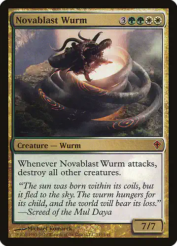 Novablast Wurm - wwk Spoiler