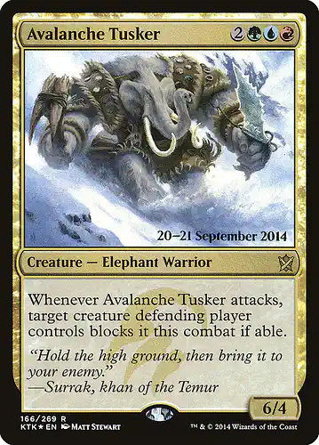 Avalanche Tusker - ktk Spoiler