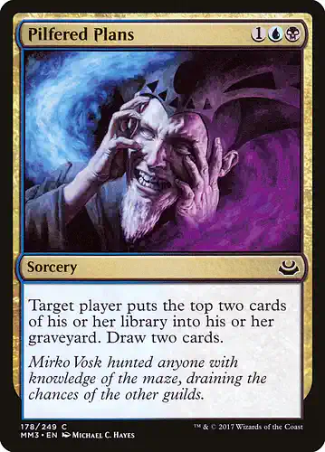 Pilfered Plans - mm3 Spoiler