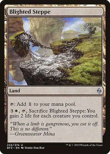 Blighted Steppe - bfz Spoiler