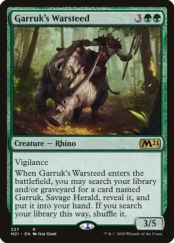 Garruk's Warsteed - m21 Spoiler