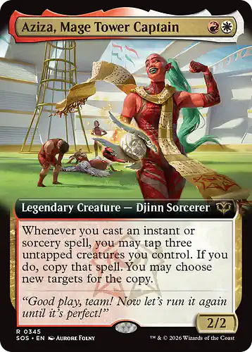 Aziza, Mage Tower Captain - sos Spoiler