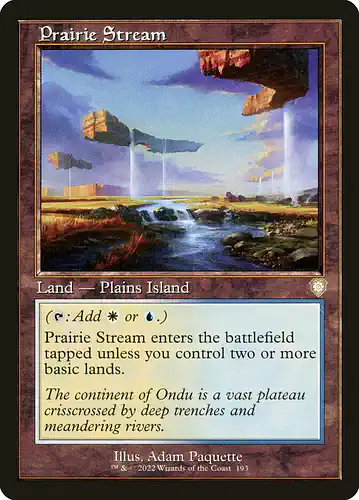 Prairie Stream - brc Spoiler