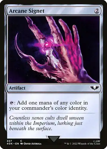 Arcane Signet - 40k Spoiler
