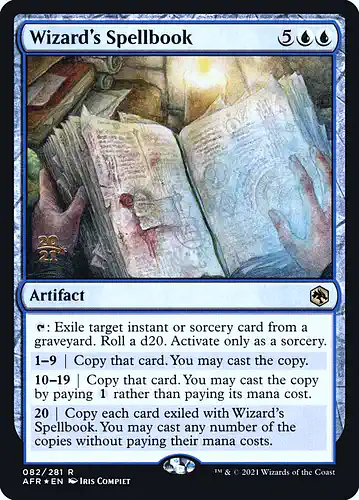 Wizard's Spellbook - afr Spoiler