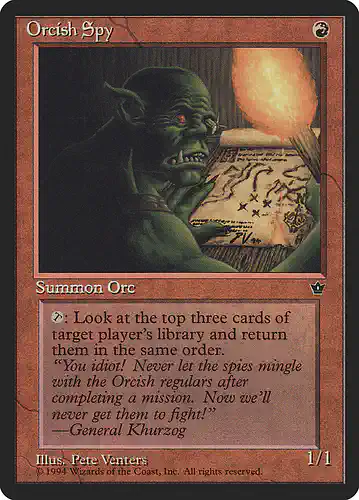 Orcish Spy - fem Spoiler