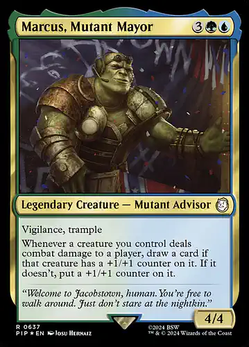 Marcus, Mutant Mayor - pip Spoiler