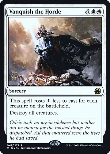 Vanquish the Horde - mid Spoiler