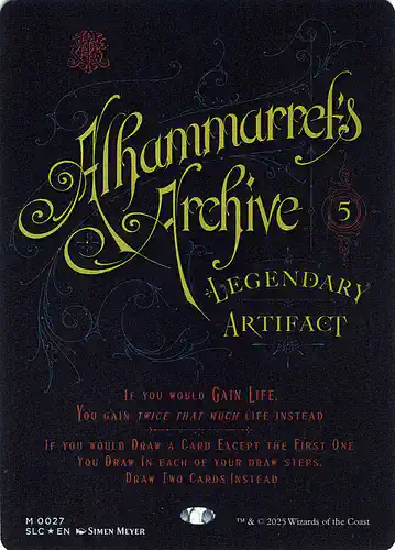 Alhammarret's Archive - slc Spoiler