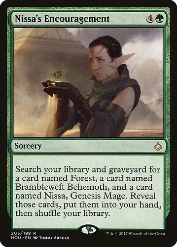 Nissa's Encouragement - hou Spoiler
