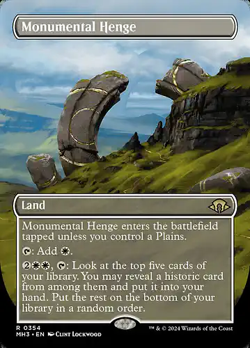 Monumental Henge - mh3 Spoiler