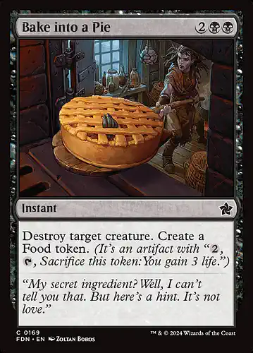 Bake into a Pie - fdn Spoiler