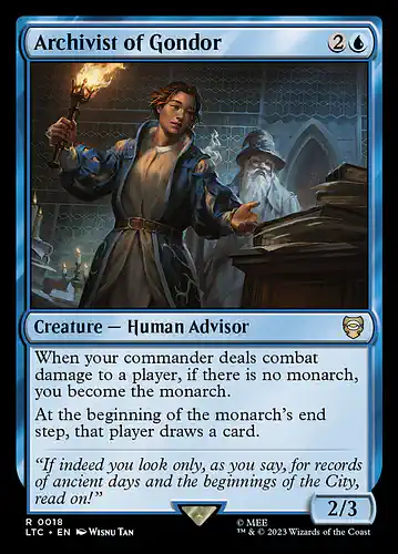 Archivist of Gondor - ltc Spoiler