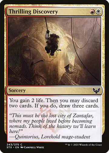Thrilling Discovery - stx Spoiler