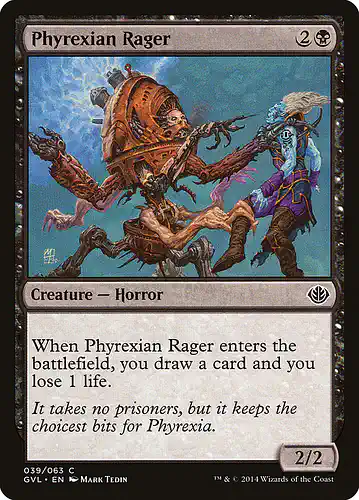 Phyrexian Rager - gvl Spoiler