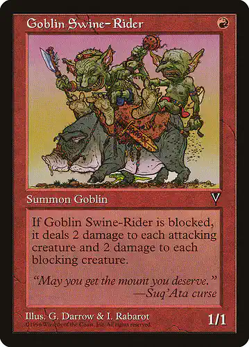 Goblin Swine-Rider - vis Spoiler