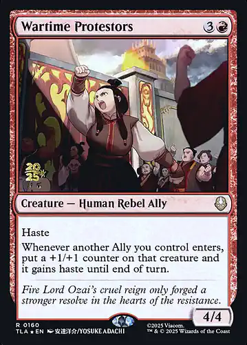 Wartime Protestors - tla Spoiler