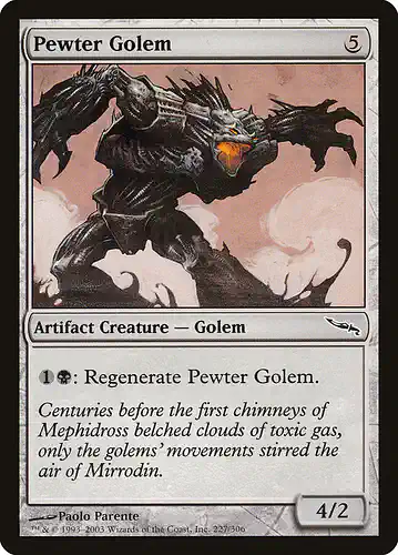 Pewter Golem - mrd Spoiler