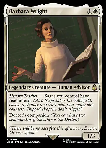 Barbara Wright - who Spoiler