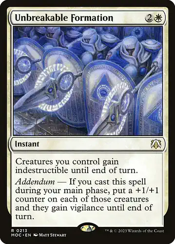 Unbreakable Formation - moc Spoiler
