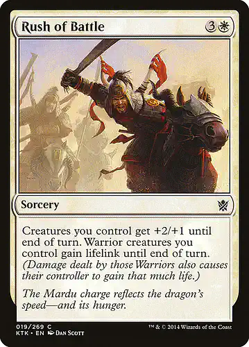 Rush of Battle - ktk Spoiler