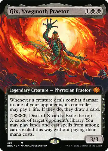 Gix, Yawgmoth Praetor - bro Spoiler