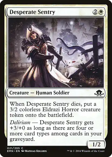 Desperate Sentry - emn Spoiler