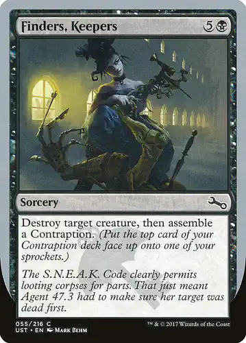 Finders, Keepers - ust Spoiler