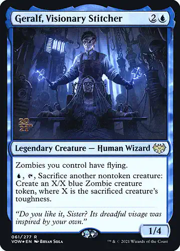 Geralf, Visionary Stitcher - vow Spoiler