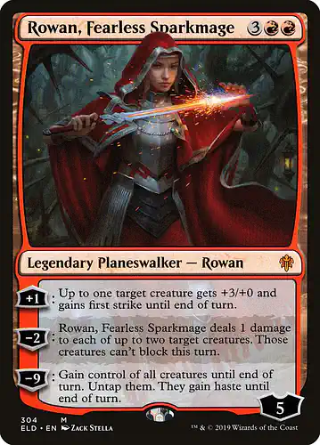 Rowan, Fearless Sparkmage - eld Spoiler
